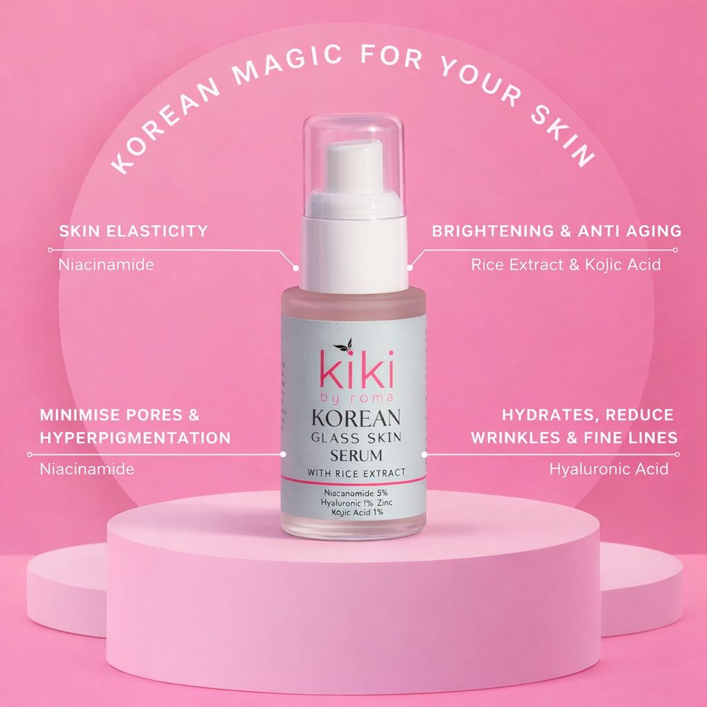 Korean Glass Skin Serum with Rice Extract